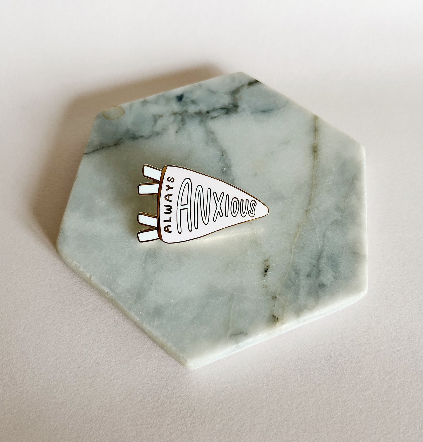 Always Anxious Enamel Pin