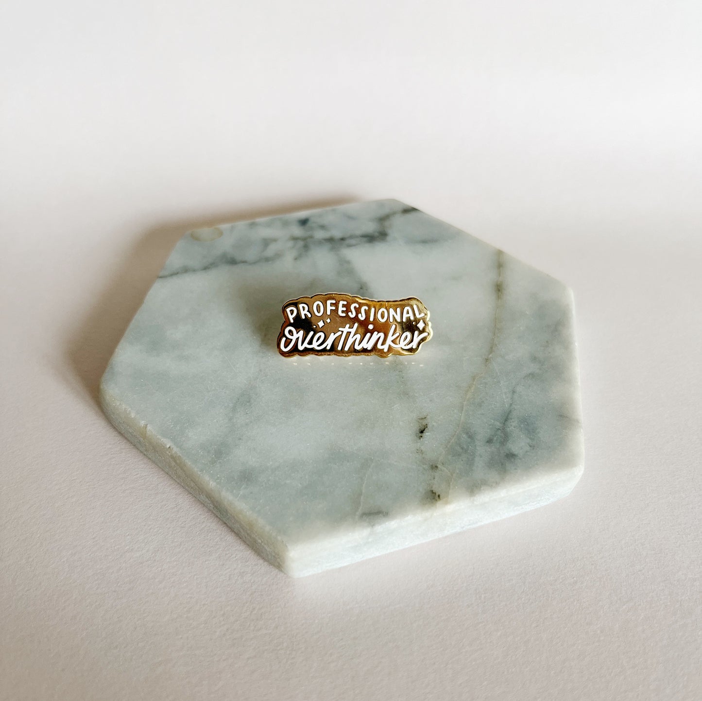 Professional Overthinker Enamel Pin