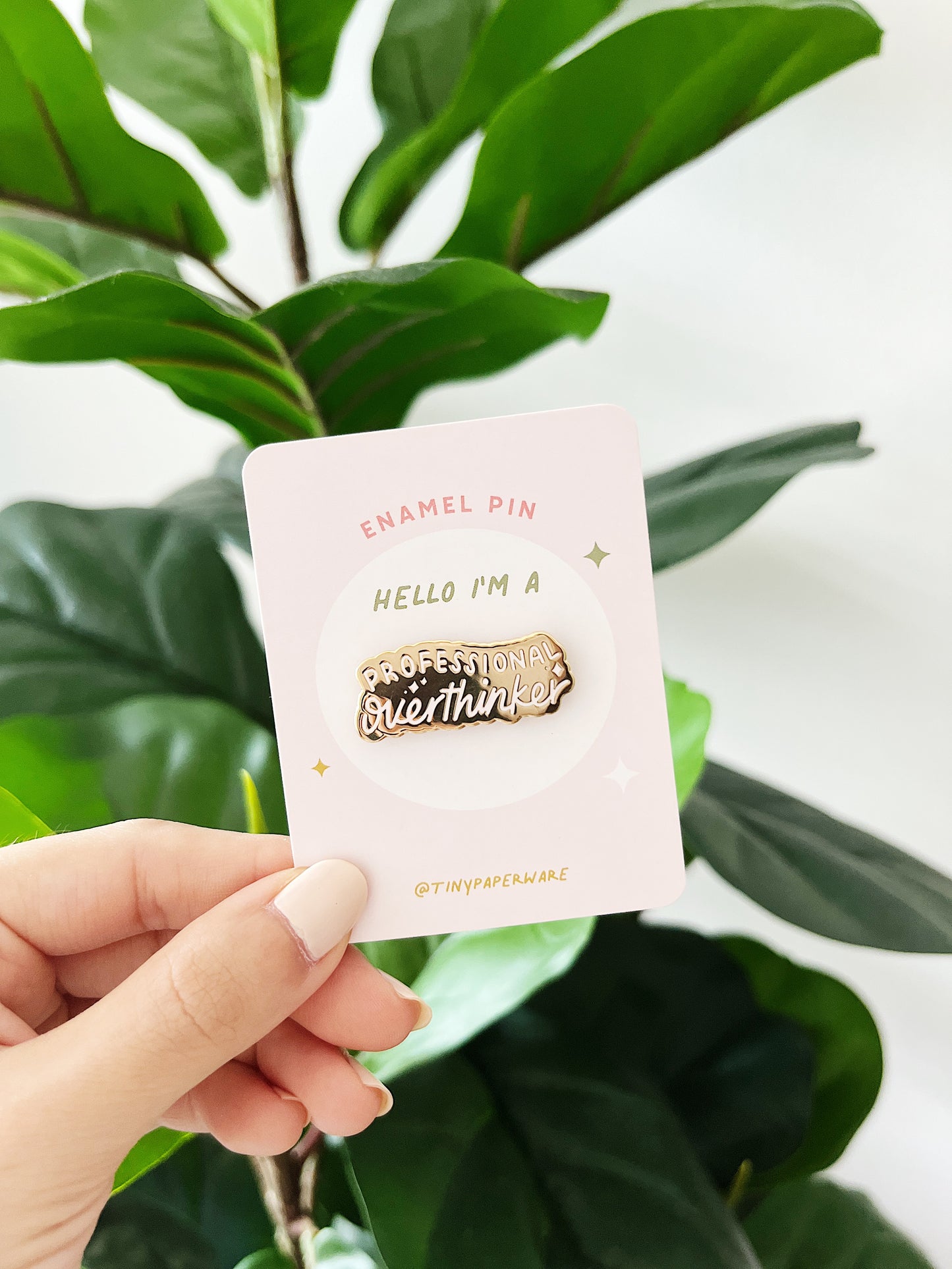 Professional Overthinker Enamel Pin