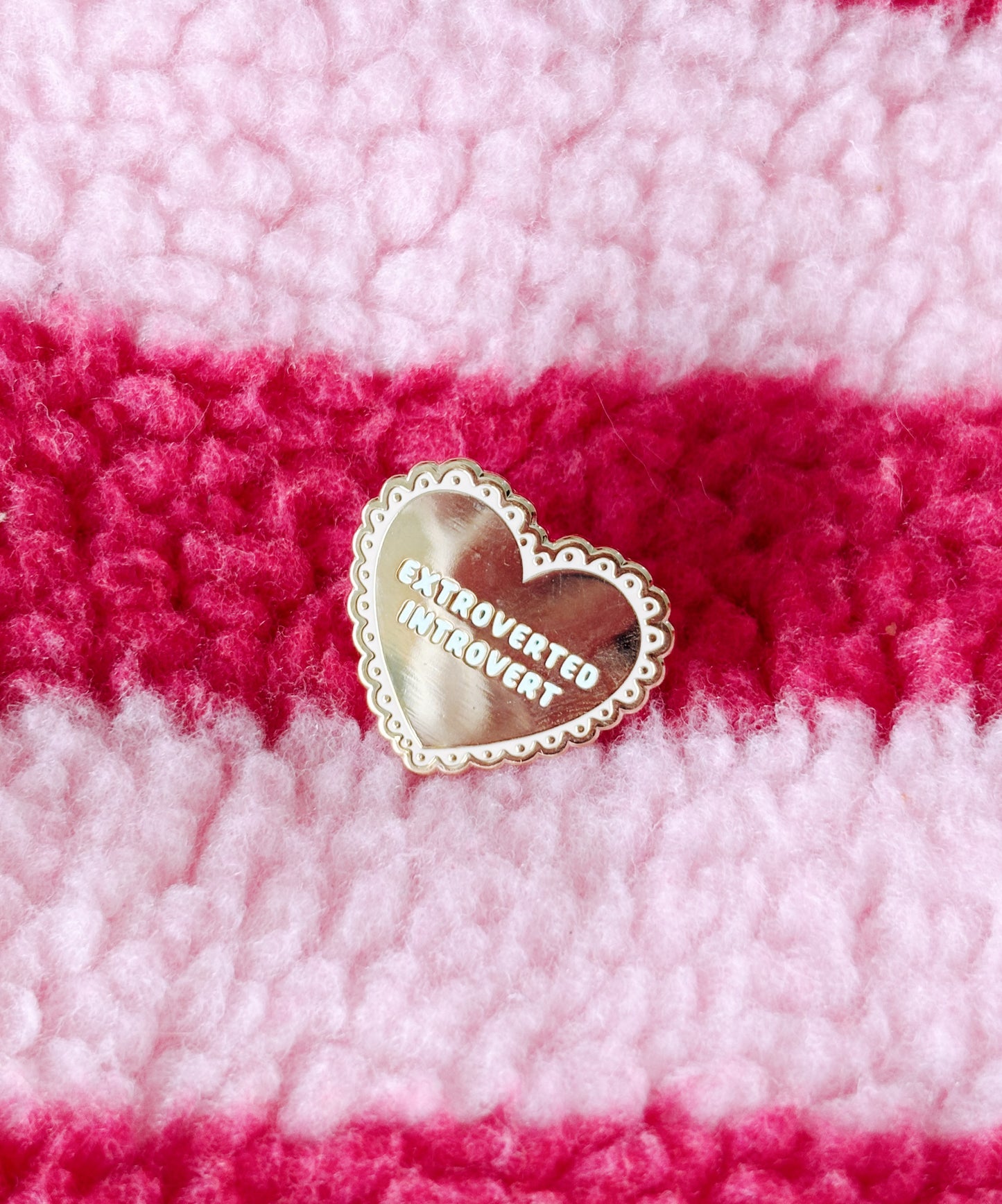 Extroverted Introvert Enamel Pin