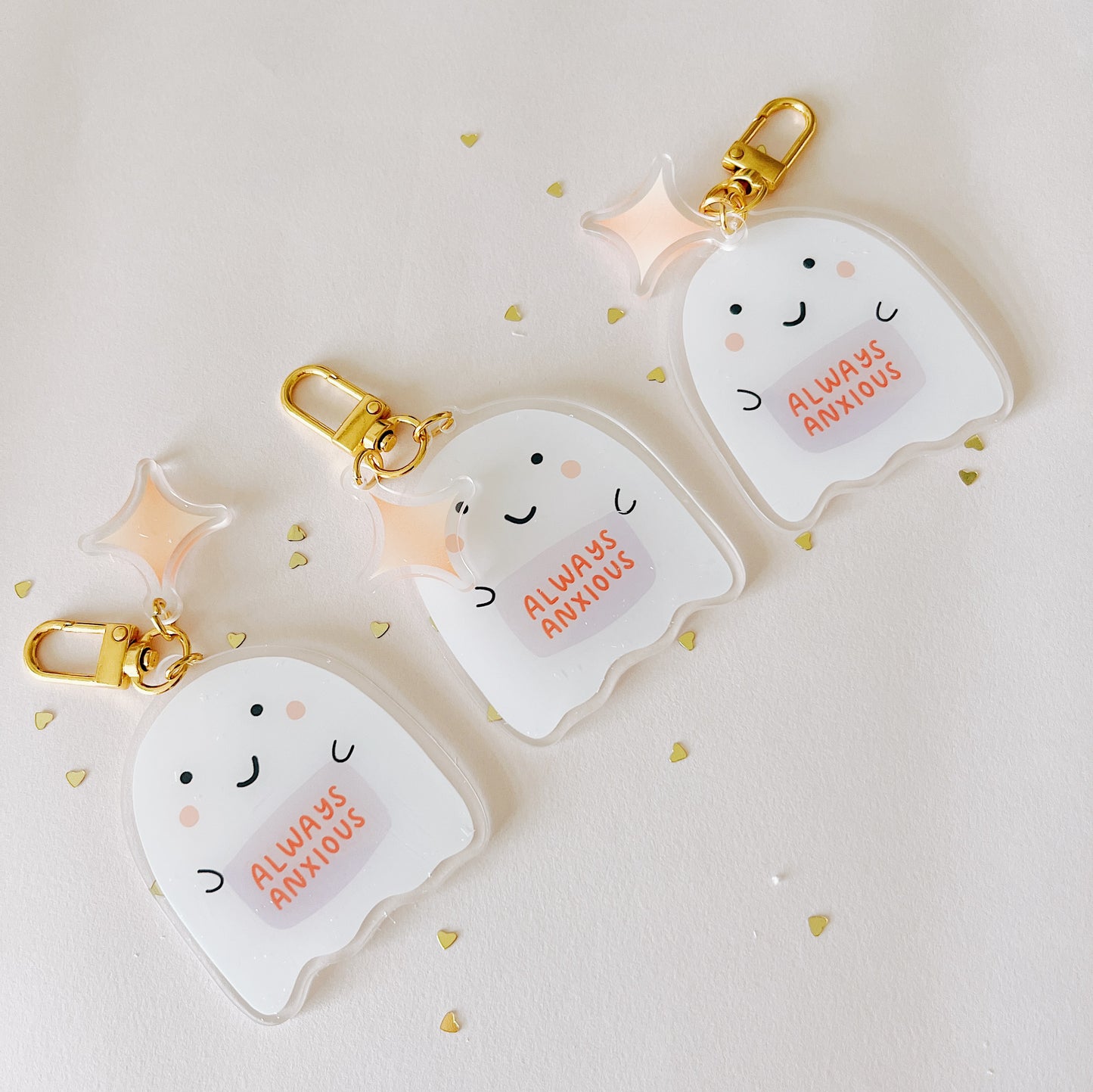 Always Anxious Lucky Charm Keychain