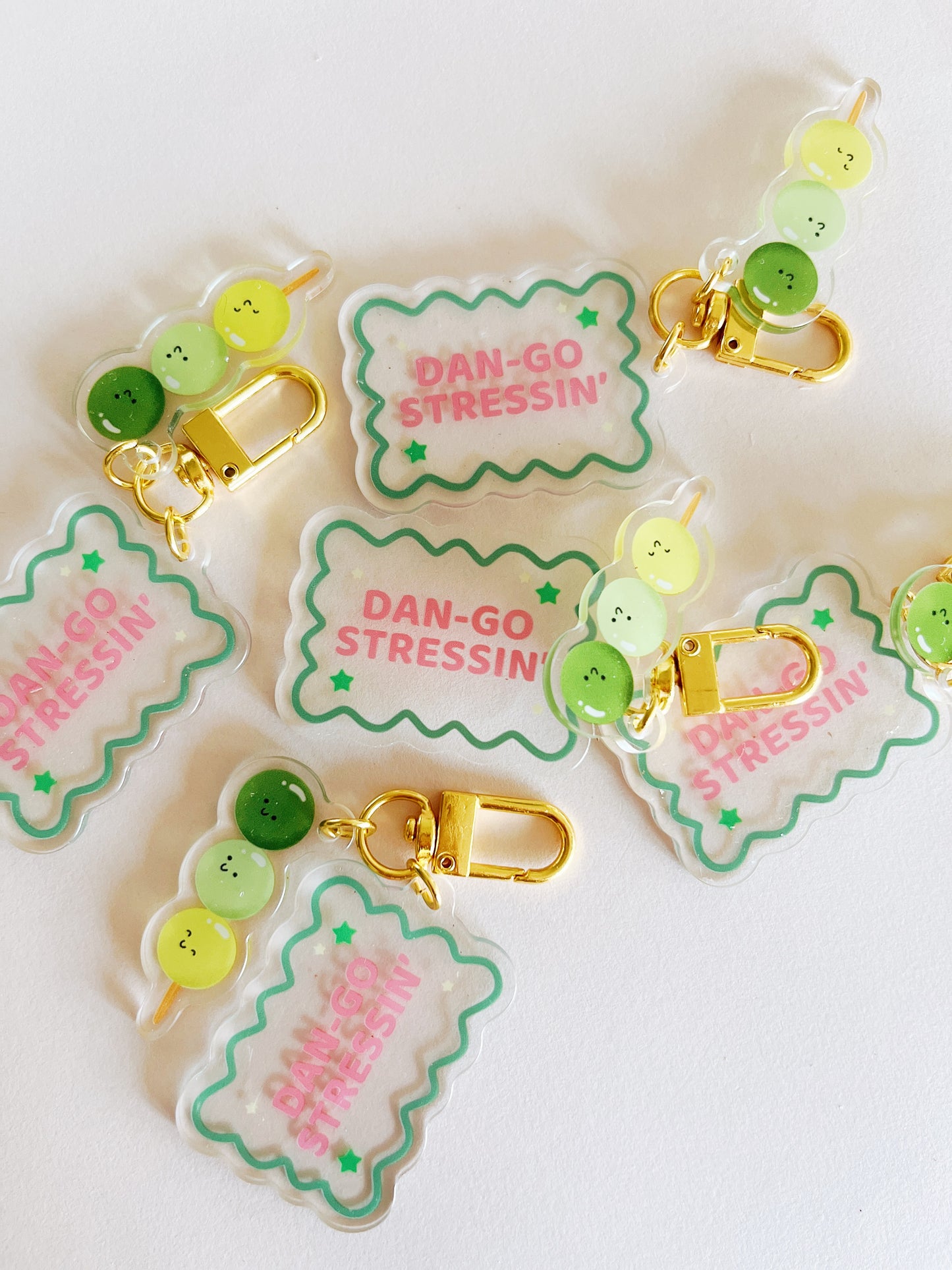 Dan-go Stressin' Lucky Charm Keychain