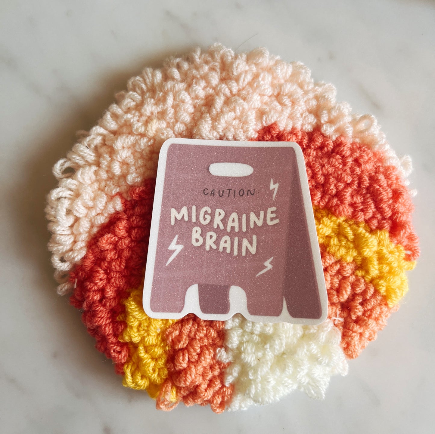 Migraine Brain Sticker