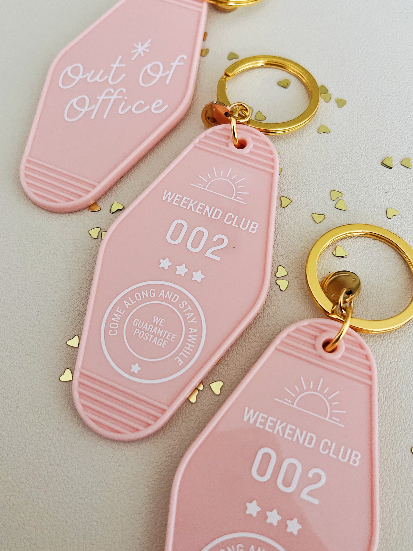Weekend Club Motel Keychain