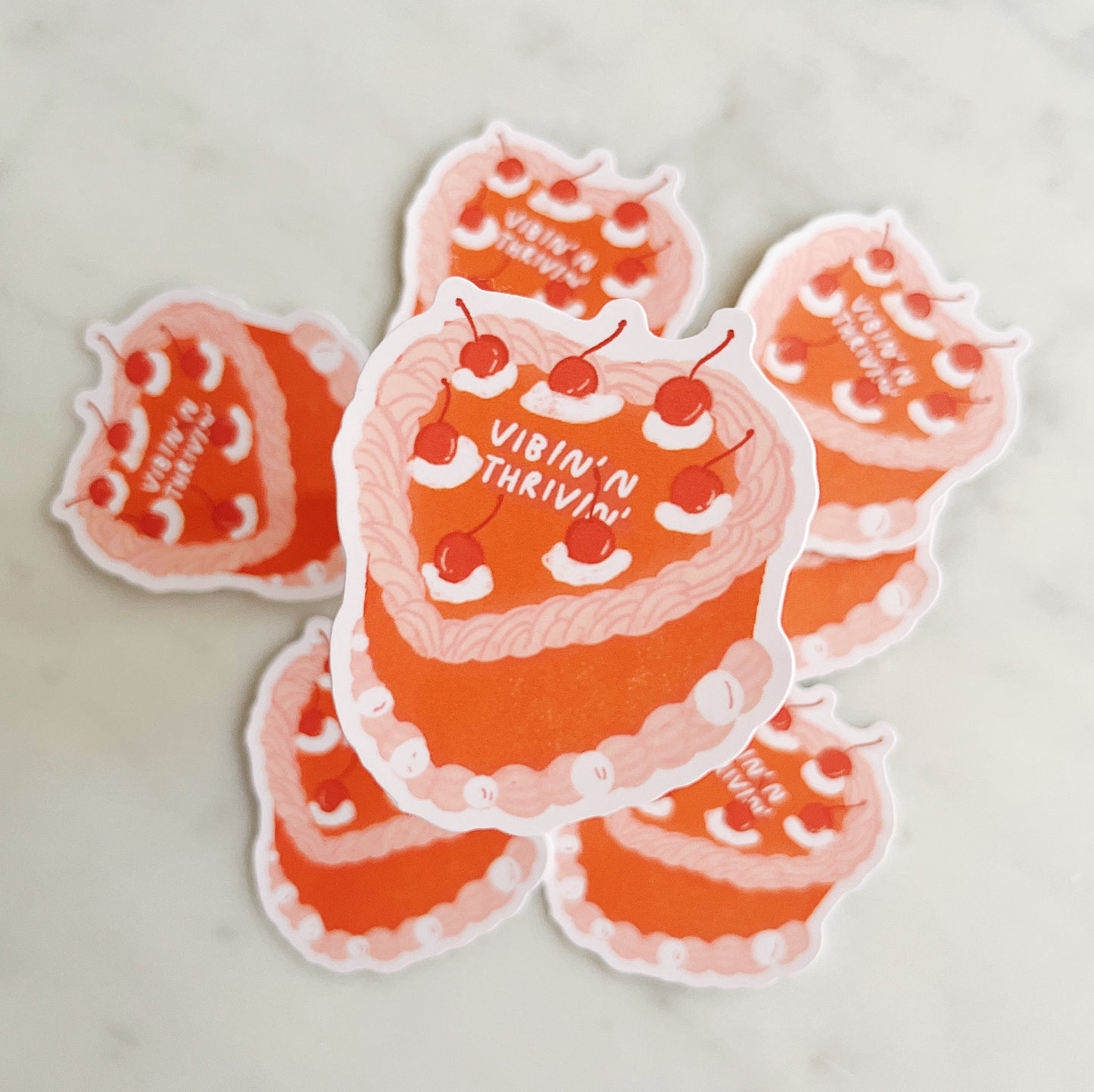 Vibin' & Thrivin' Sticker