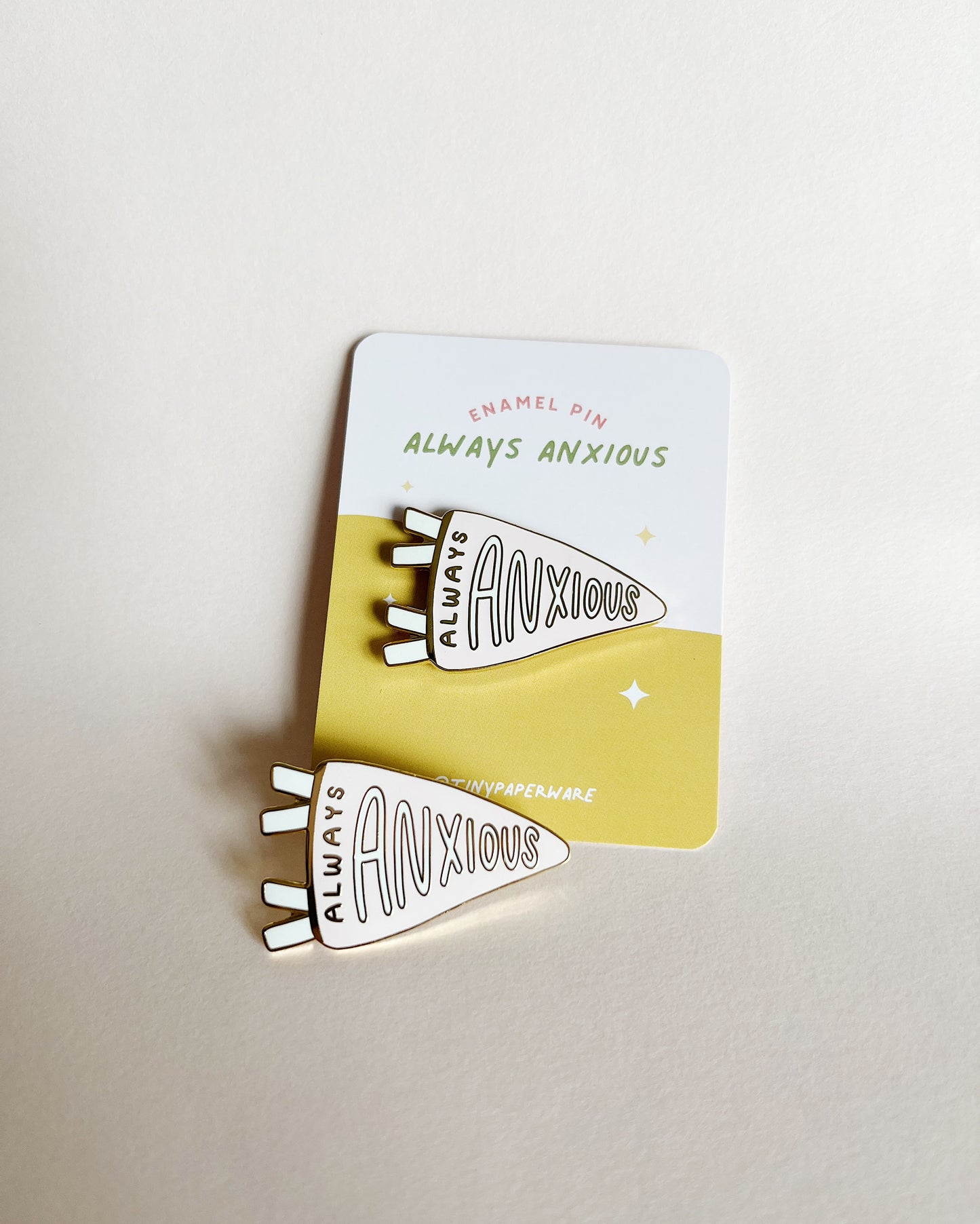 Always Anxious Enamel Pin