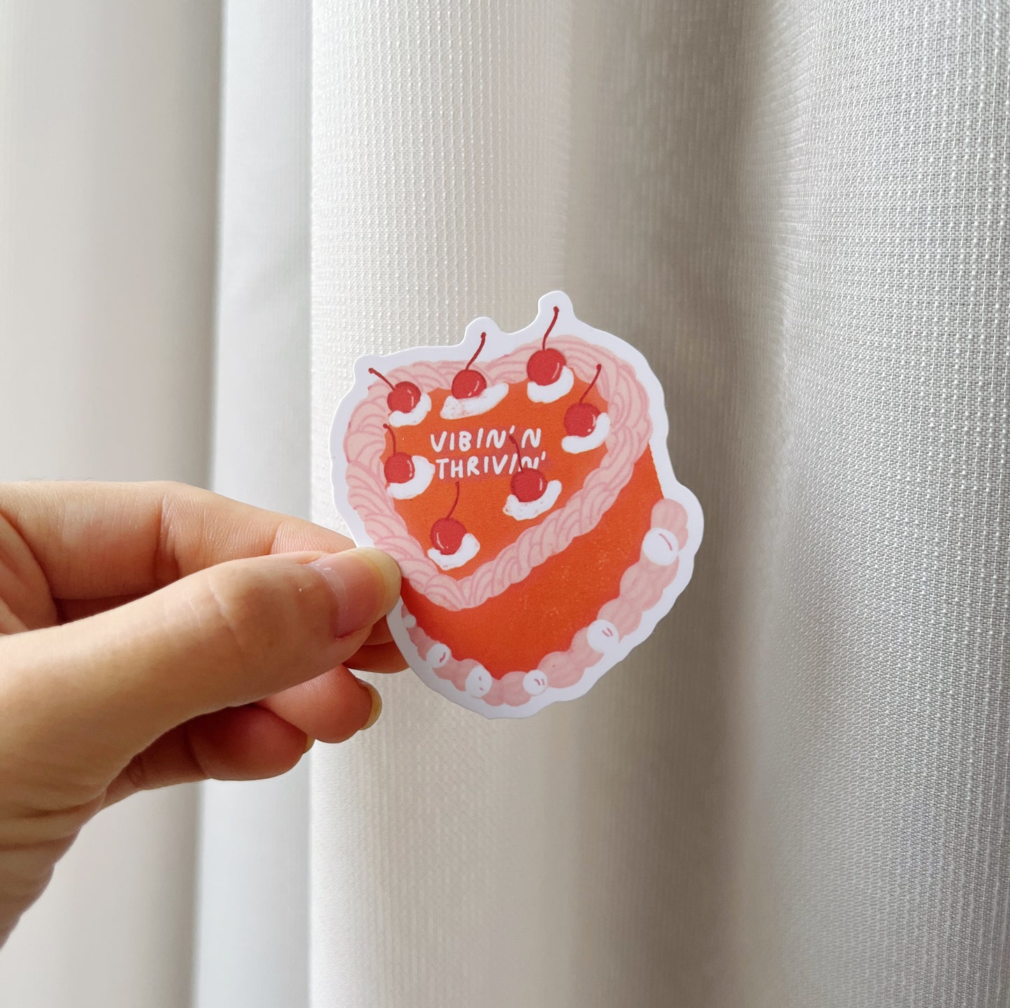 Vibin' & Thrivin' Sticker