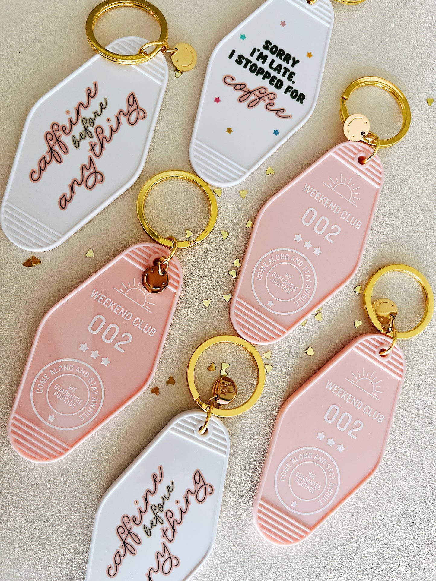 Weekend Club Motel Keychain