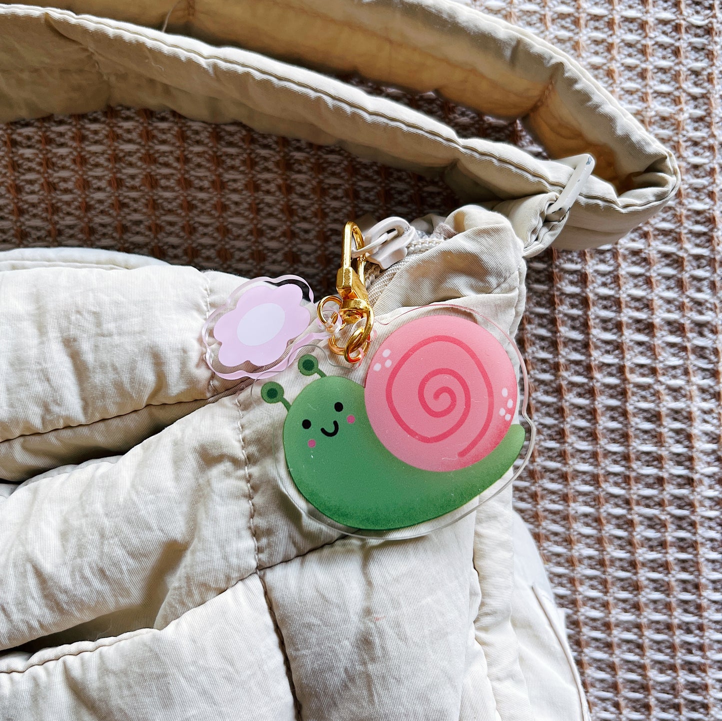 Slow Down Lucky Charm Keychain