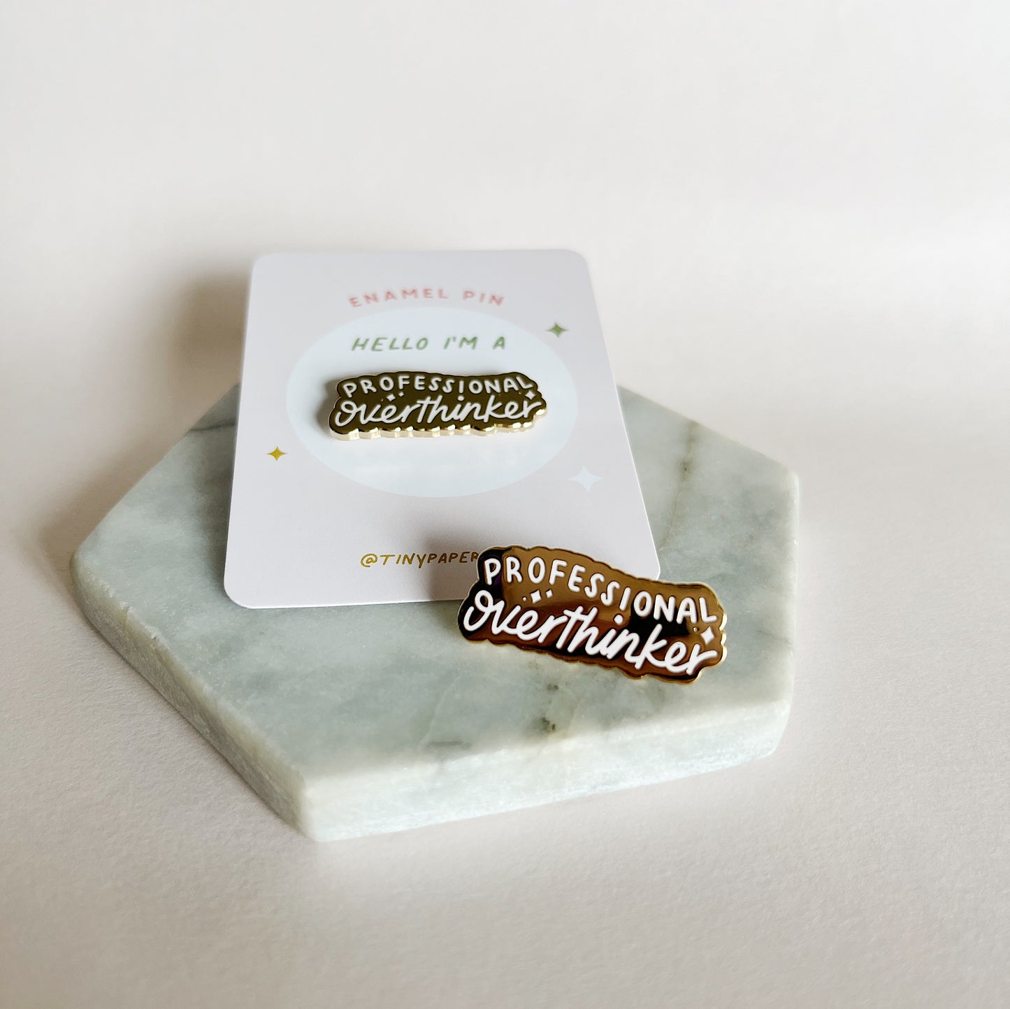 Professional Overthinker Enamel Pin