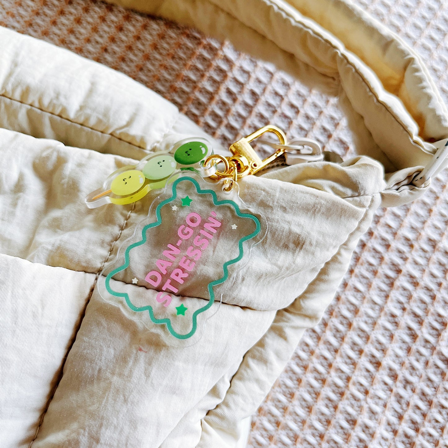 Dan-go Stressin' Lucky Charm Keychain