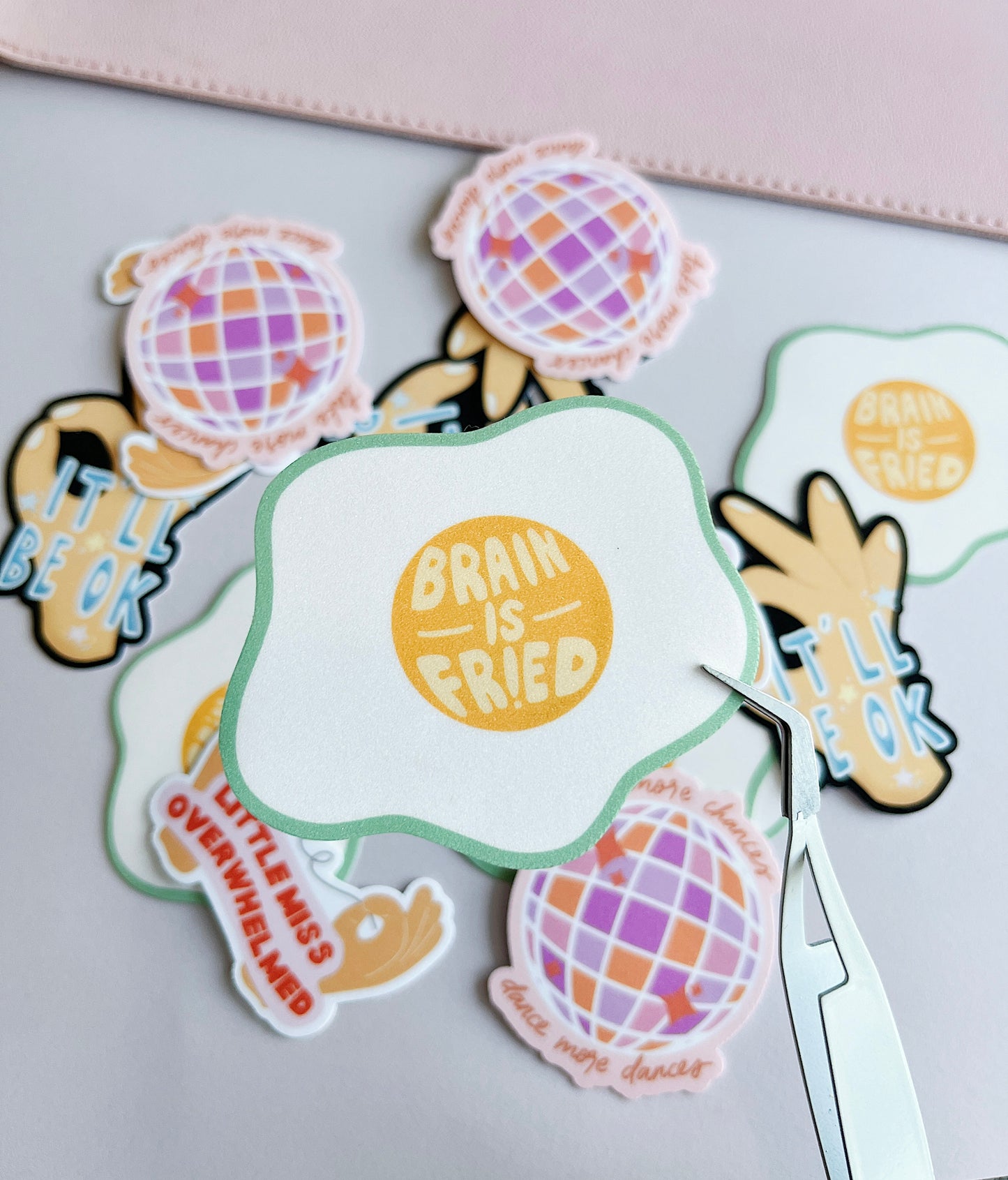 Brain Is Fried Sticker