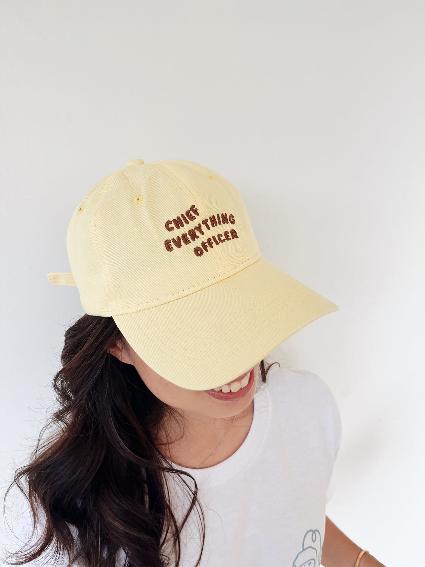 Chief Everything Officer Baseball Cap (Butter)