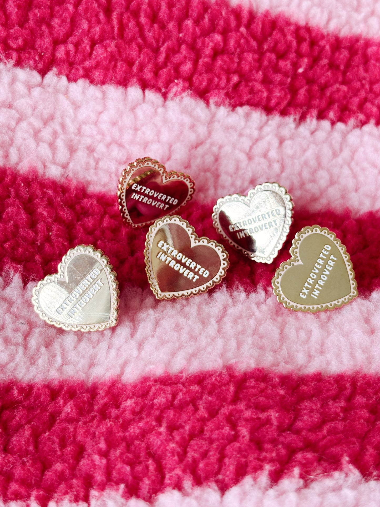 Extroverted Introvert Enamel Pin