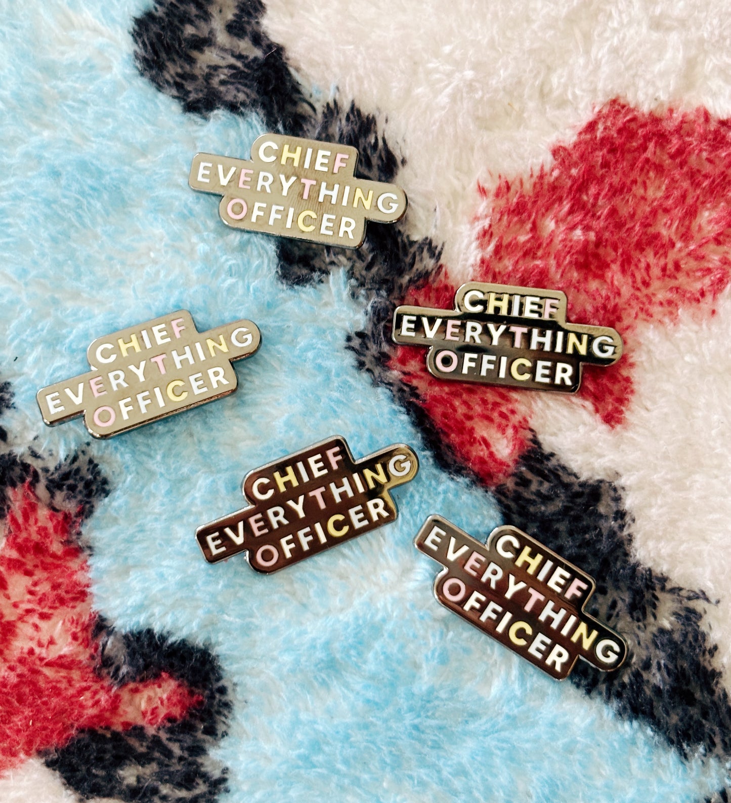 Chief Everything Officer Enamel Pin