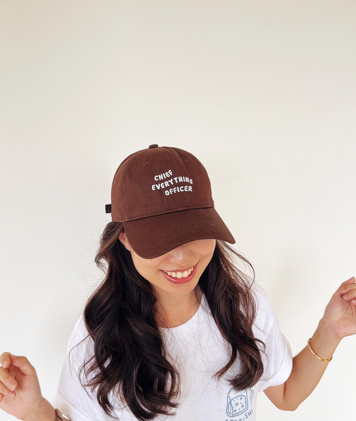 Chief Everything Officer Baseball Cap (Brown)