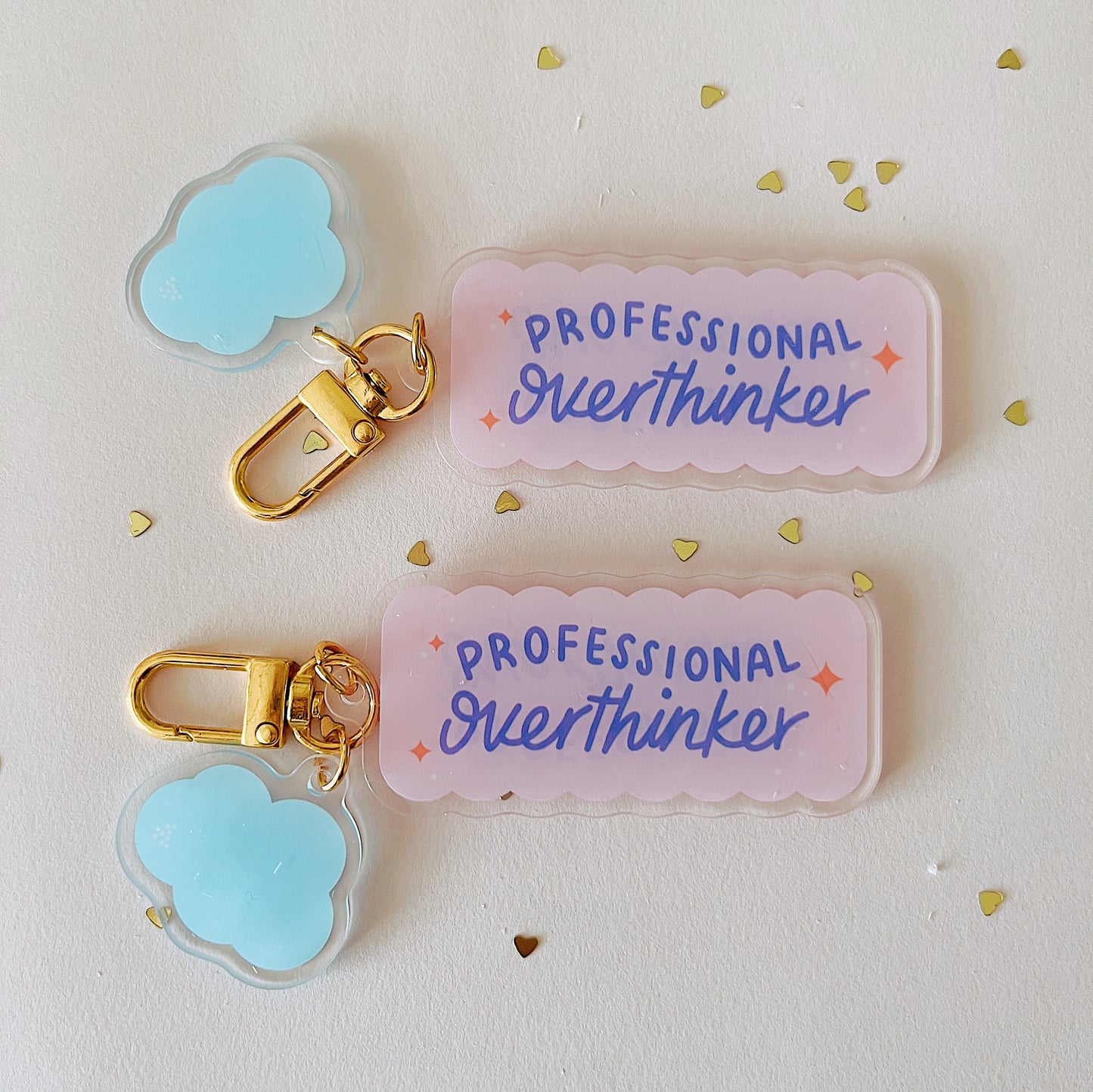 Professional Overthinker Lucky Charm Keychain
