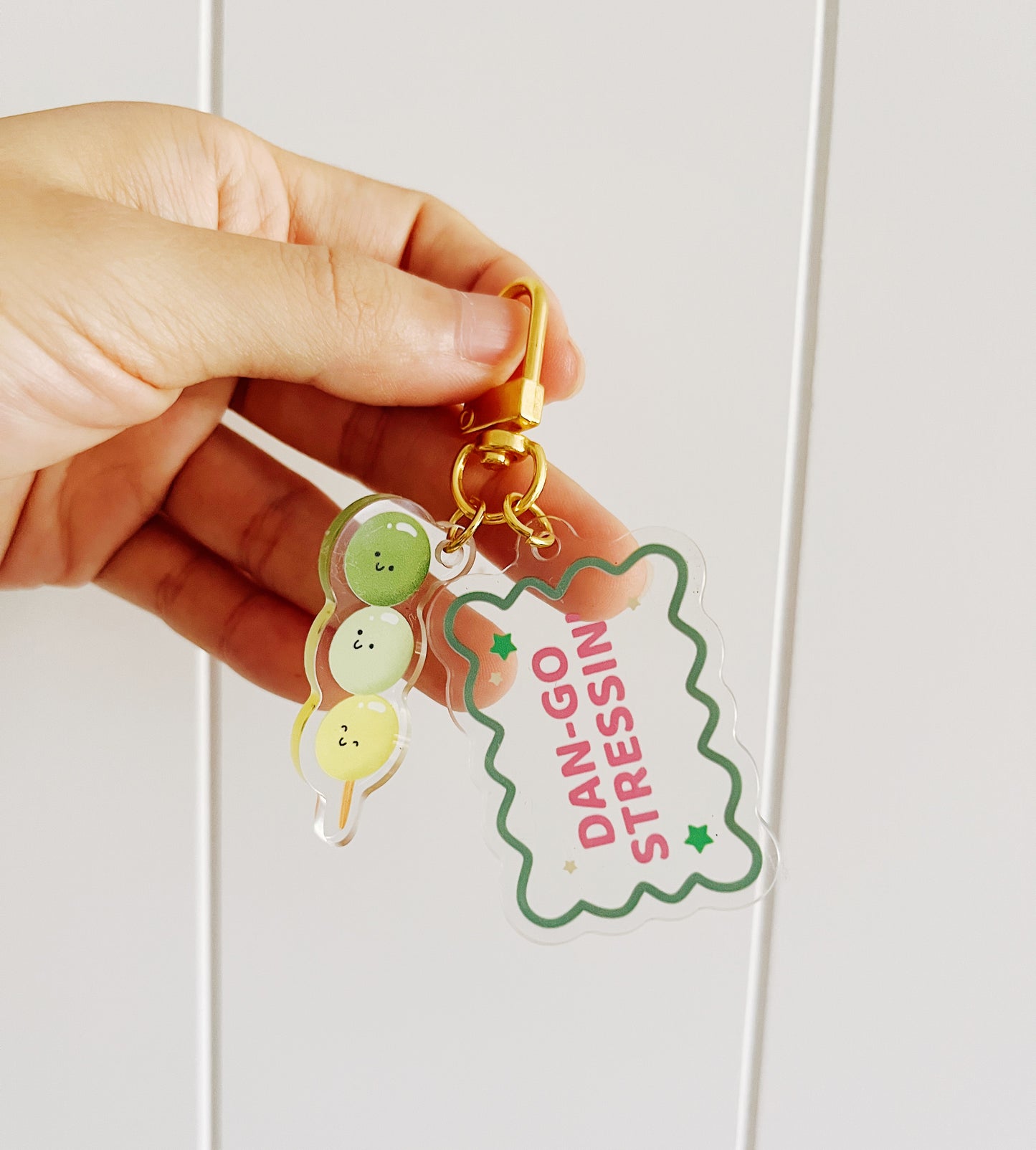 Dan-go Stressin' Lucky Charm Keychain