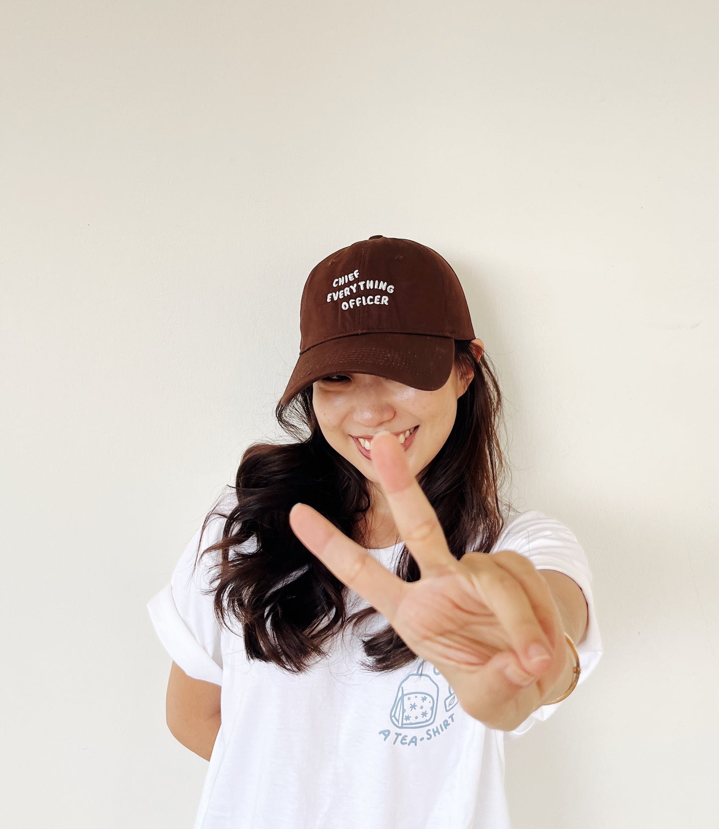 Chief Everything Officer Baseball Cap (Brown)