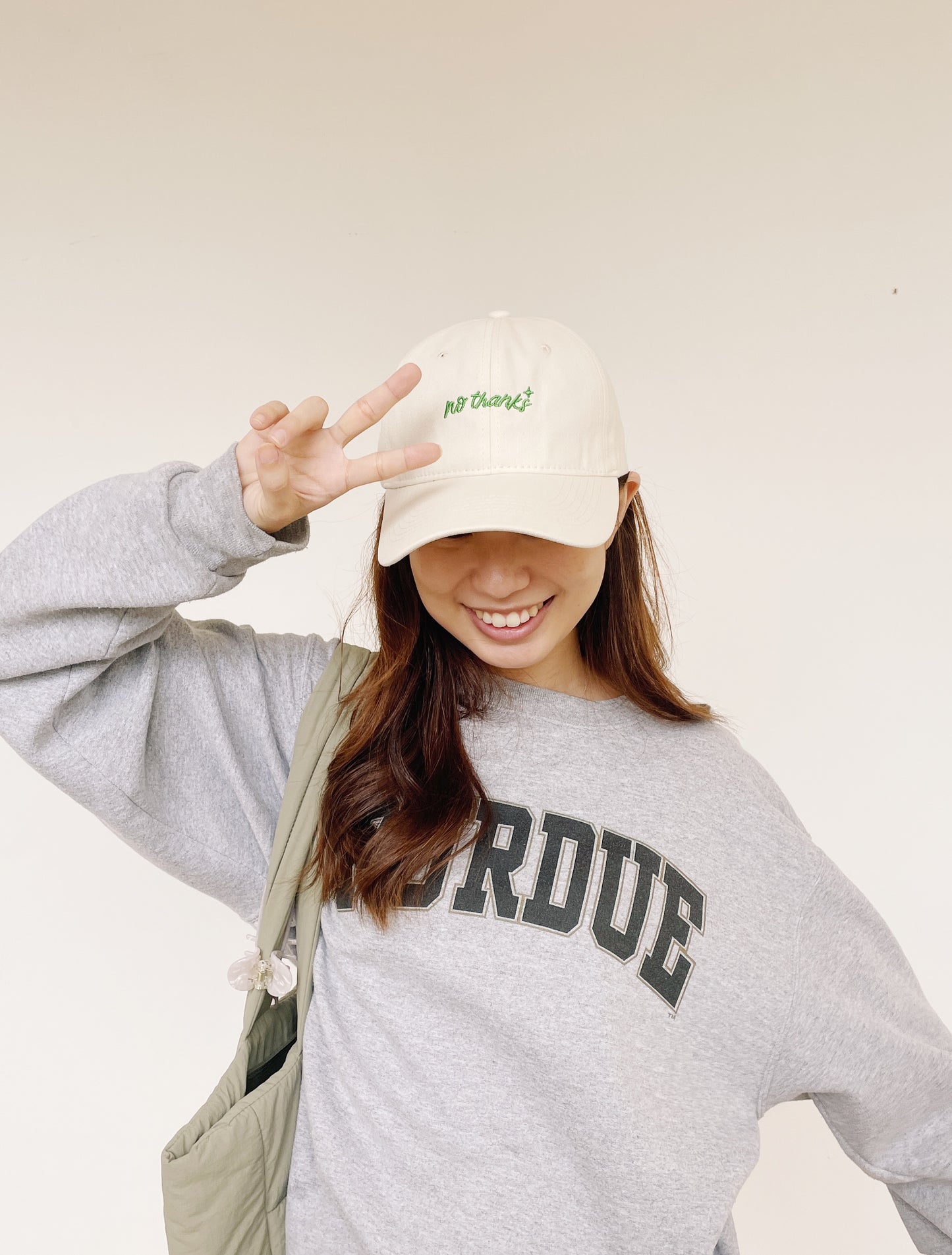 No Thanks Baseball Cap