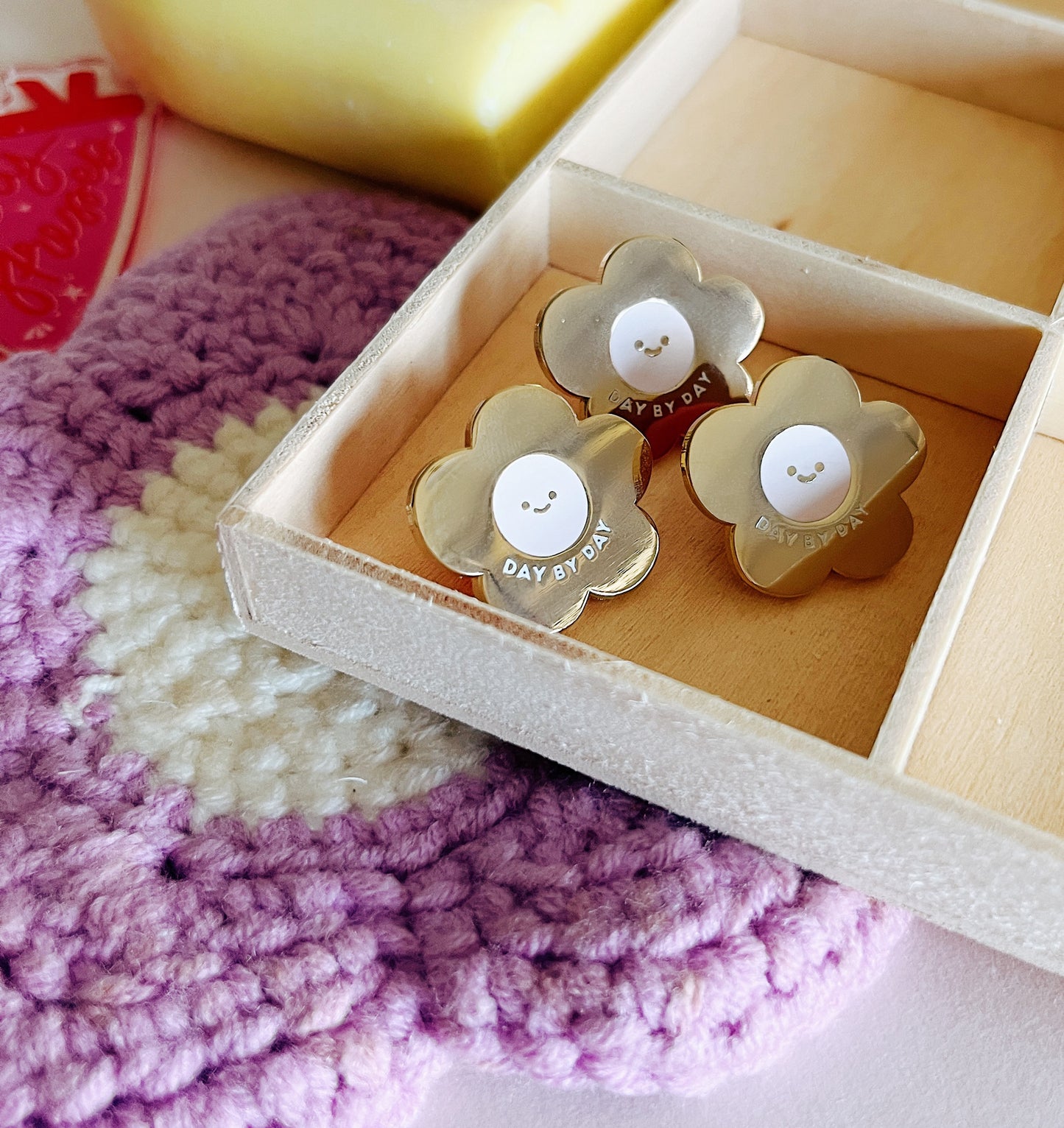 Day By Day Enamel Pin