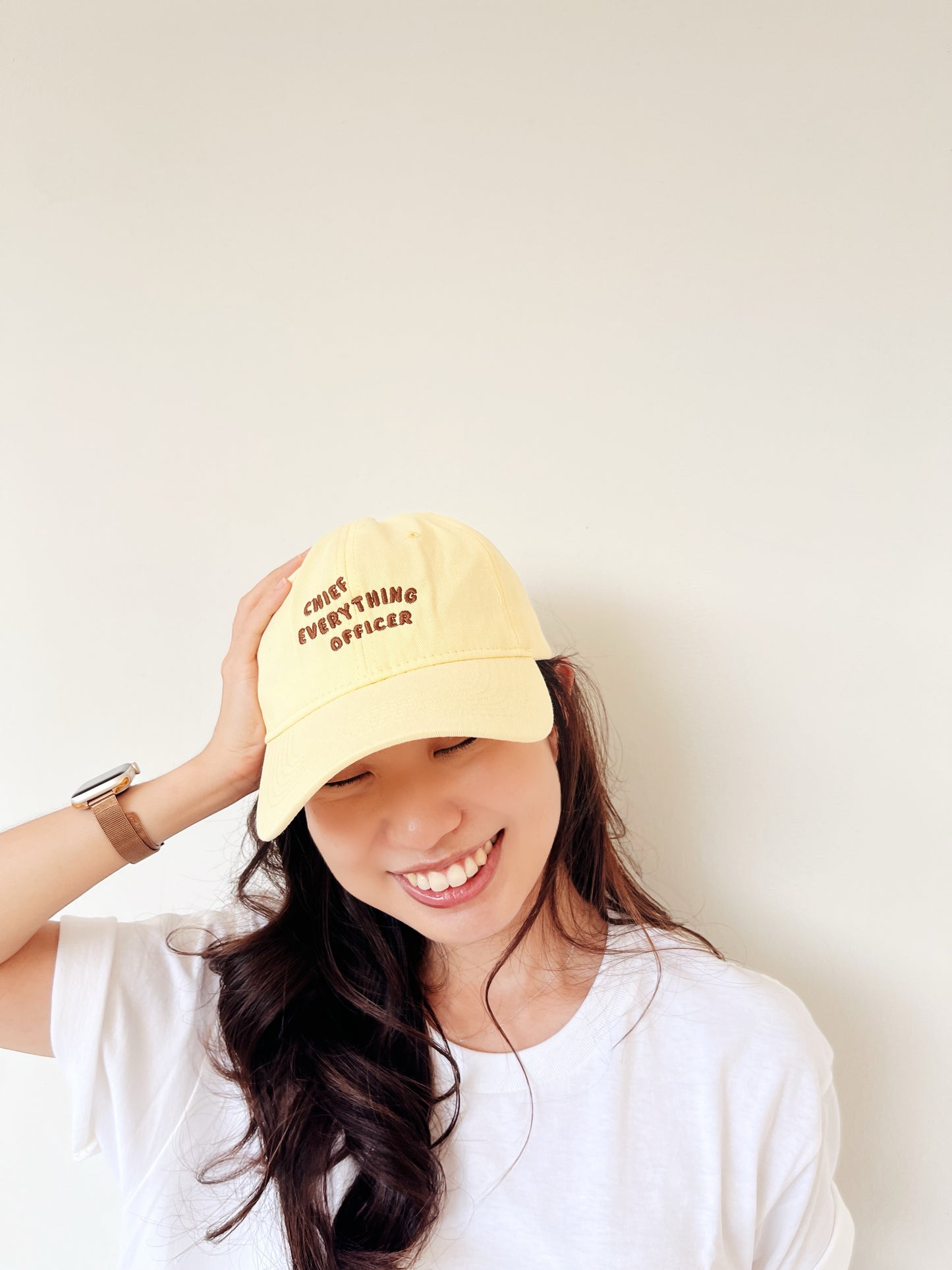 Chief Everything Officer Baseball Cap (Butter)
