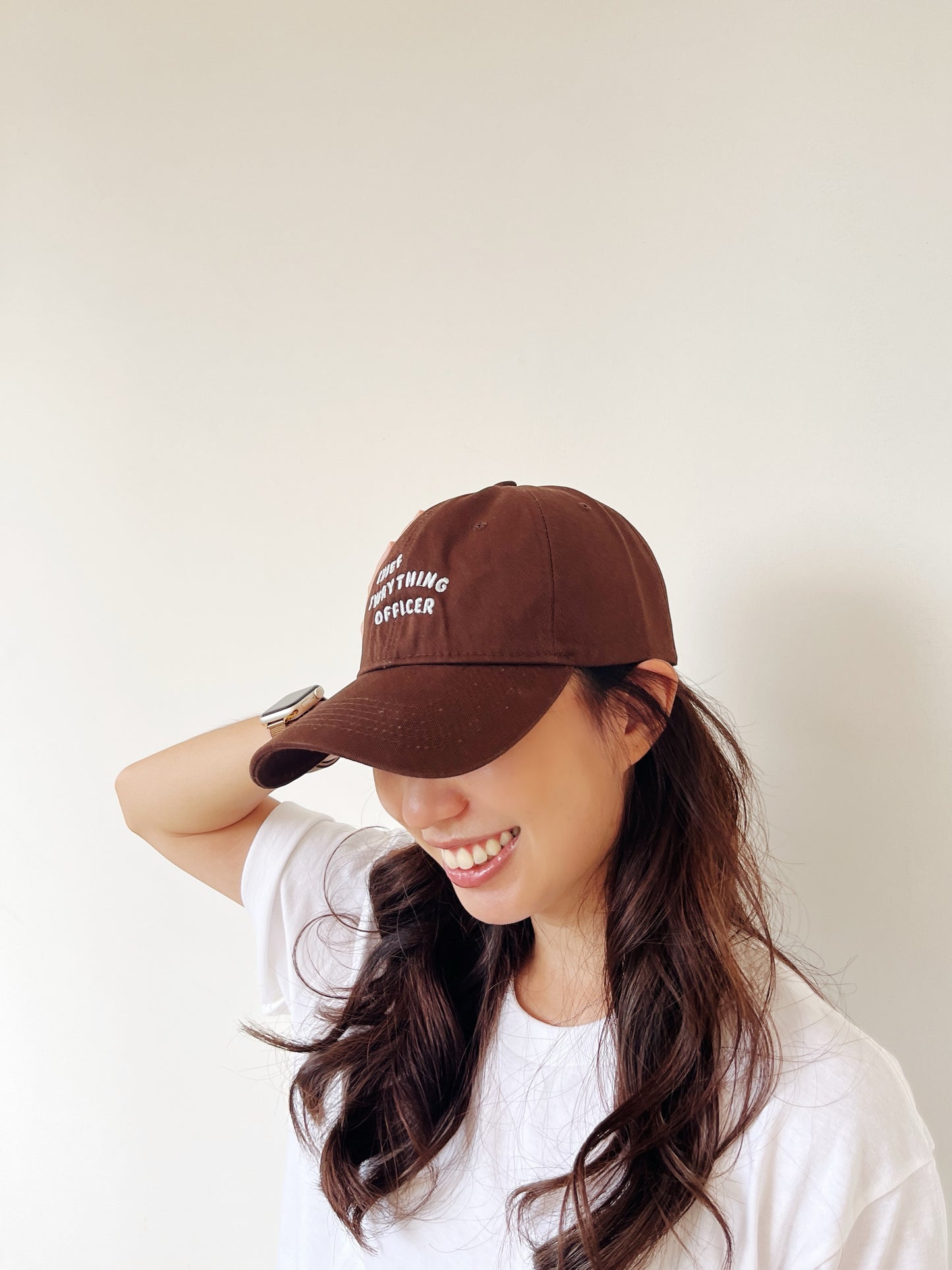 Chief Everything Officer Baseball Cap (Brown)