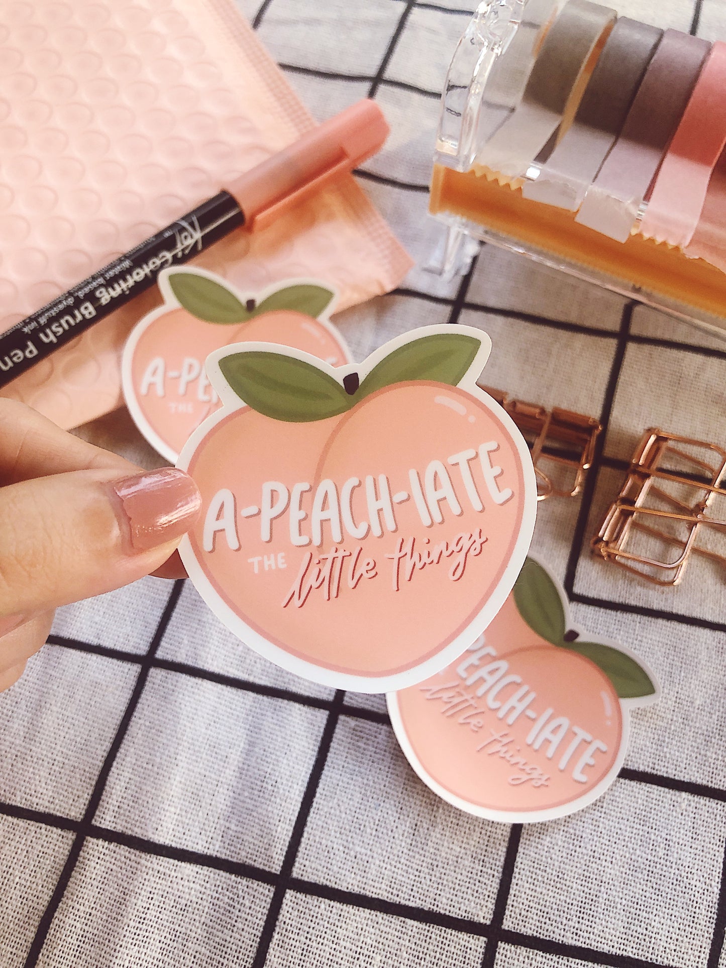 A-peach-iate Things Sticker
