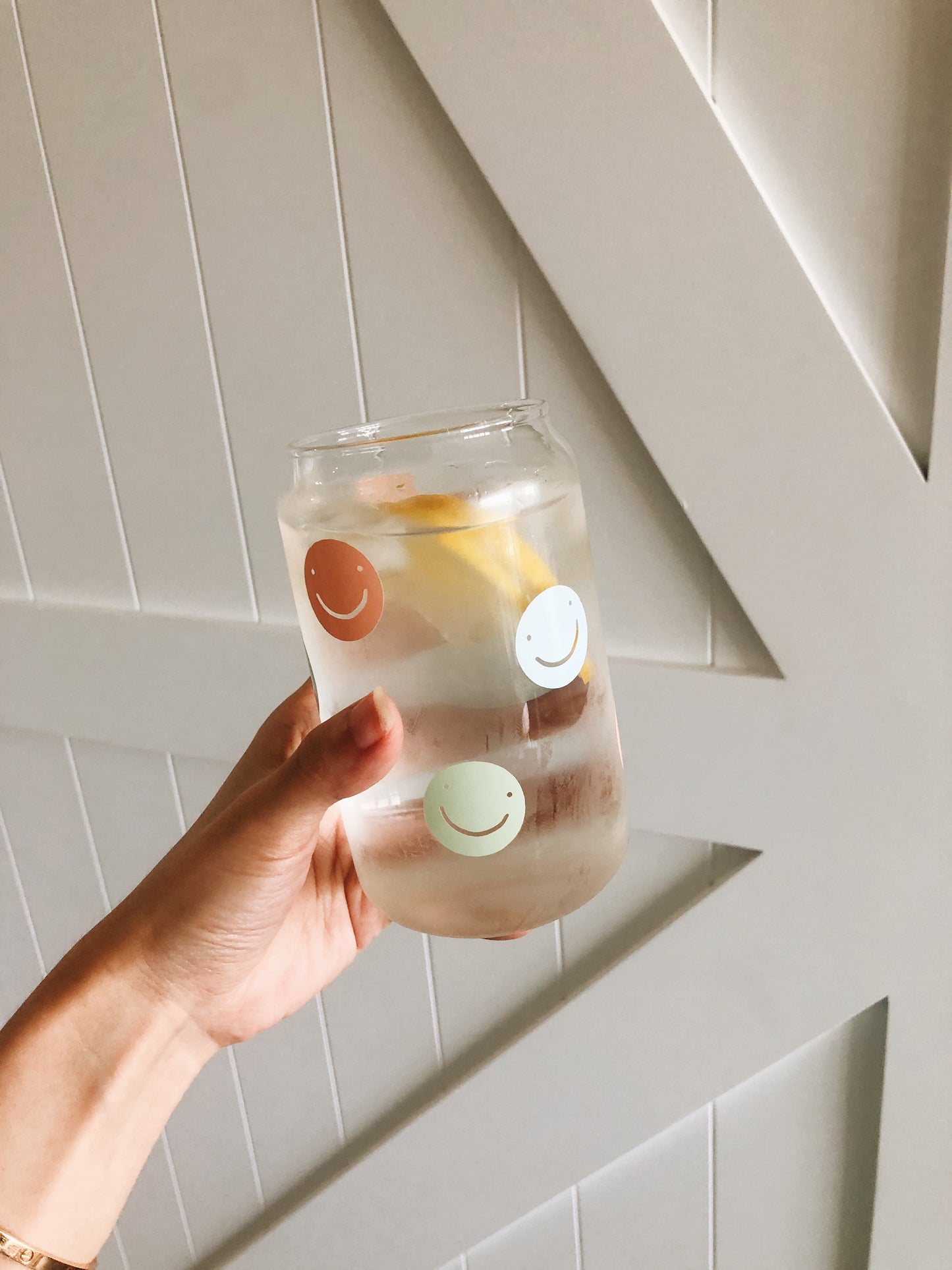 Smiley Glass Cup