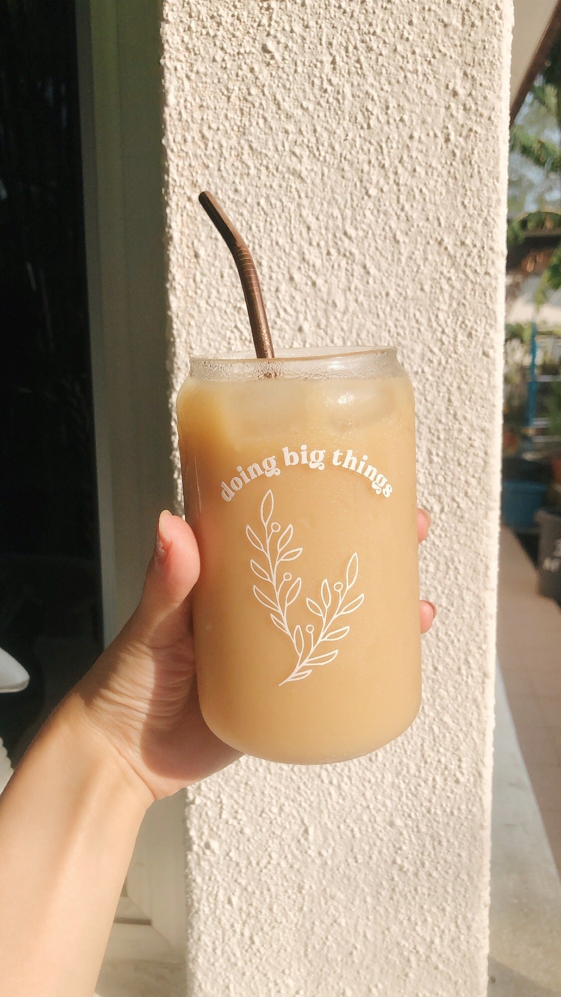 Doing Big Things Glass Cup