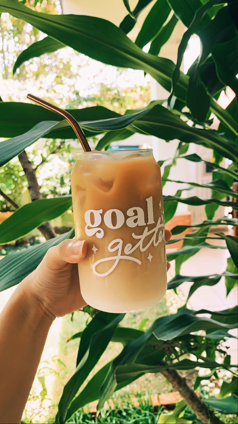 Goal Getter Glass Cup
