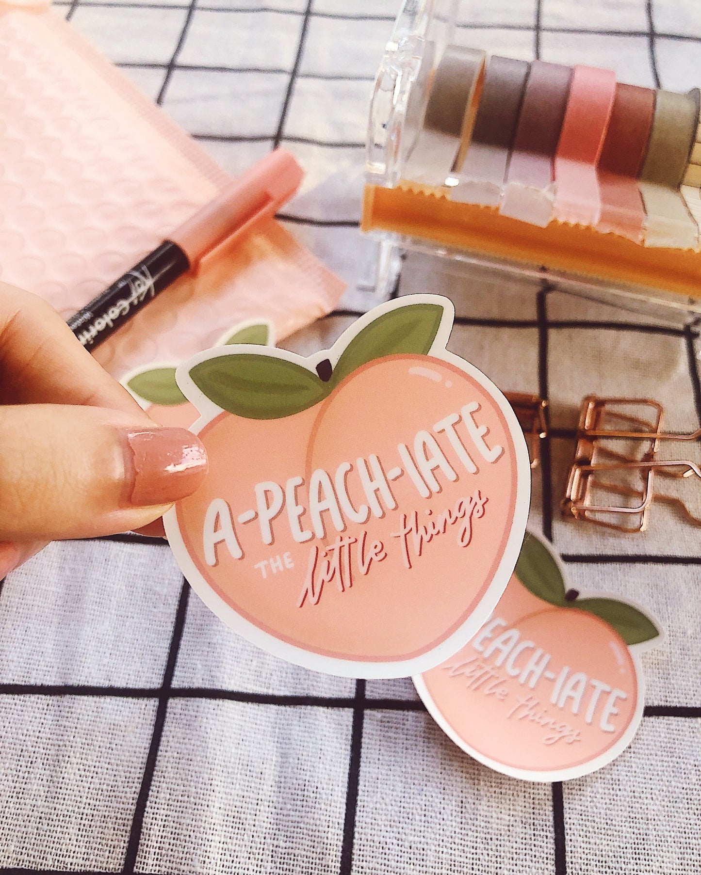 A-peach-iate Things Sticker