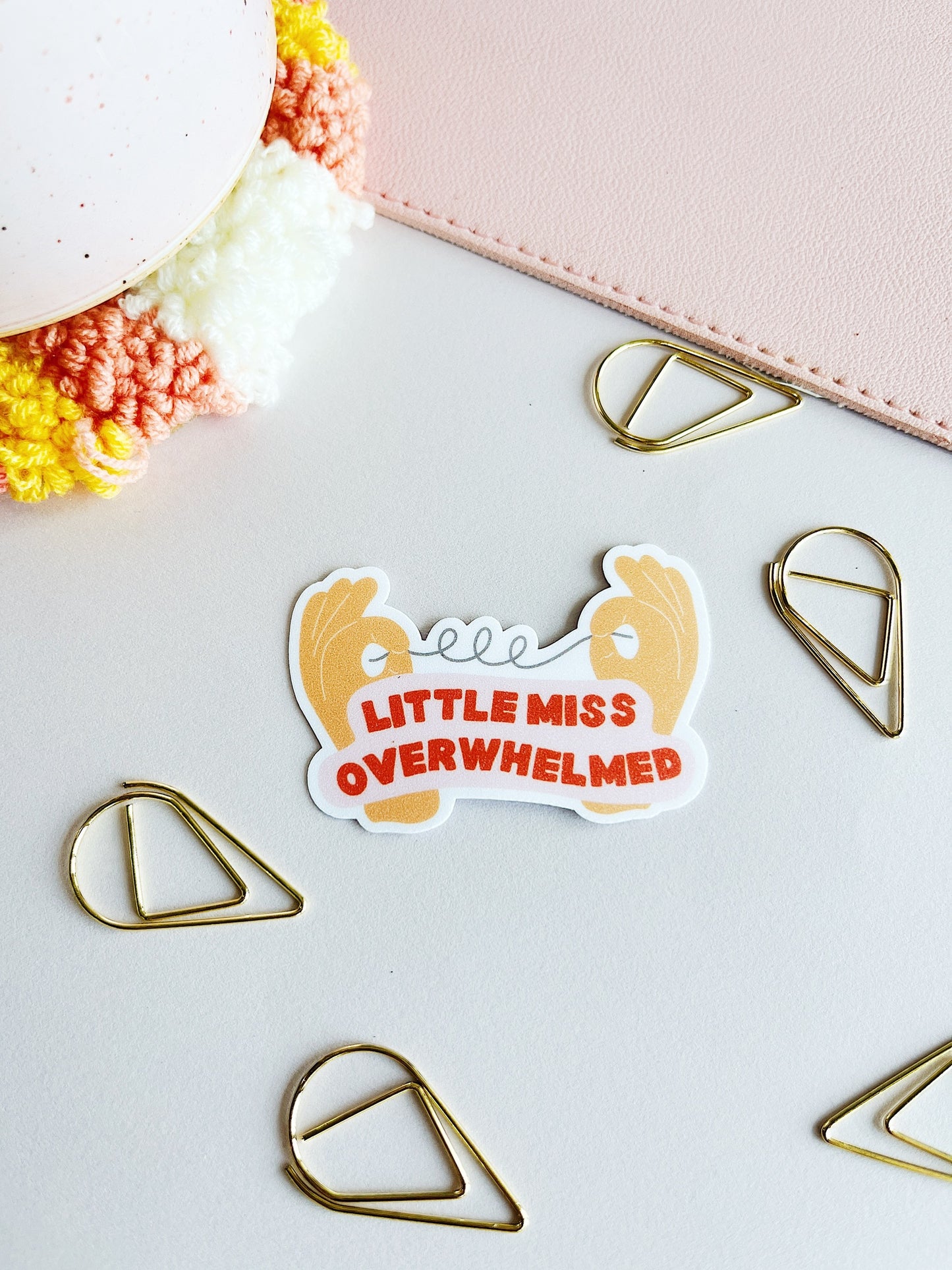 Little Miss Overwhelmed Sticker