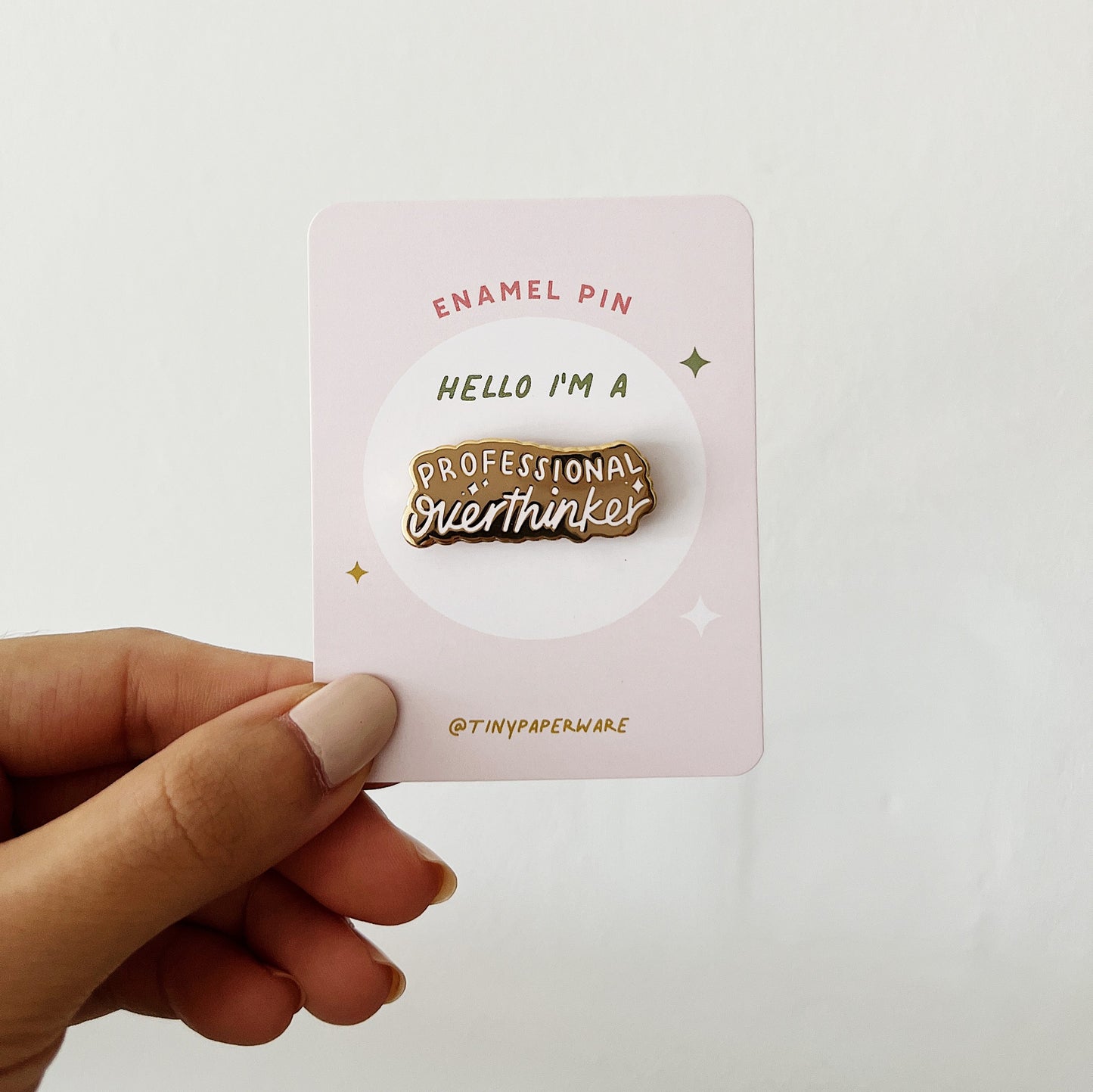Professional Overthinker Enamel Pin
