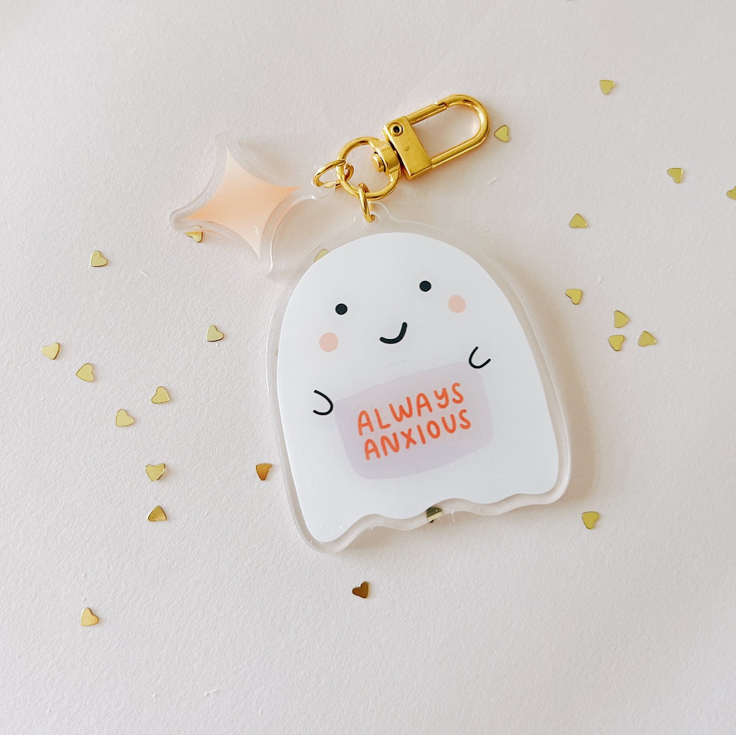 Always Anxious Lucky Charm Keychain