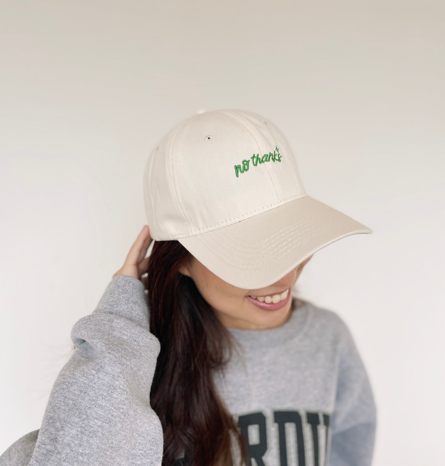 No Thanks Baseball Cap