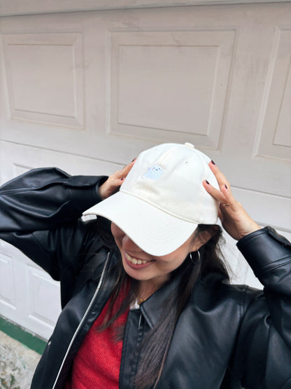 Ghostie Baseball Cap (Cream)