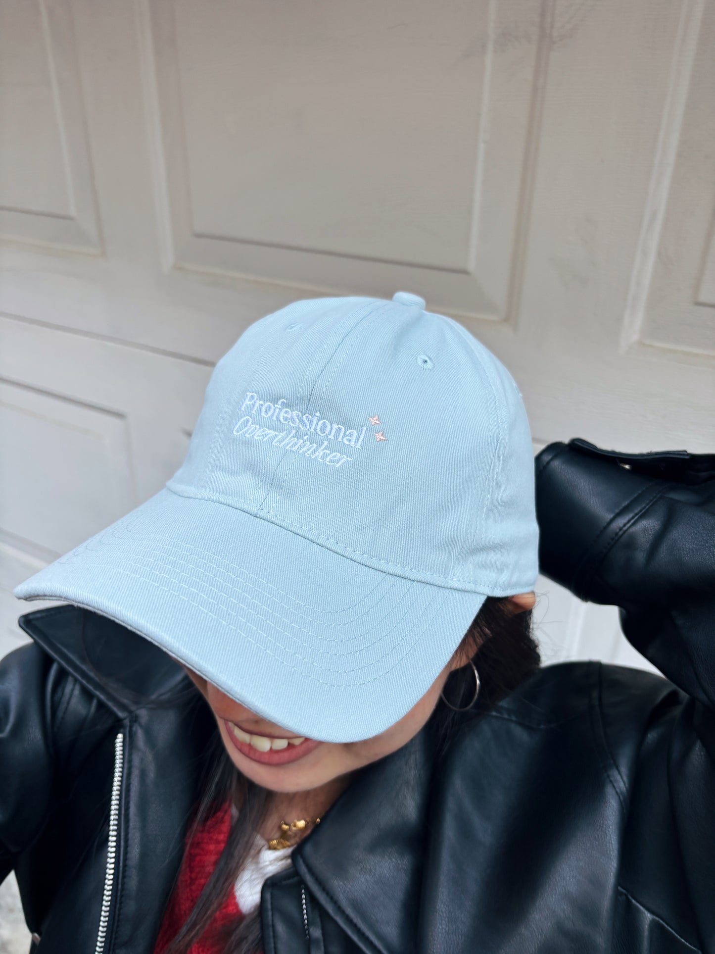 Professional Overthinker Baseball Cap (Baby Blue)