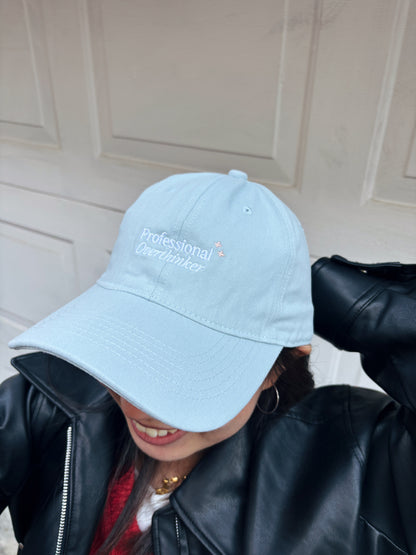 Professional Overthinker Baseball Cap (Baby Blue)