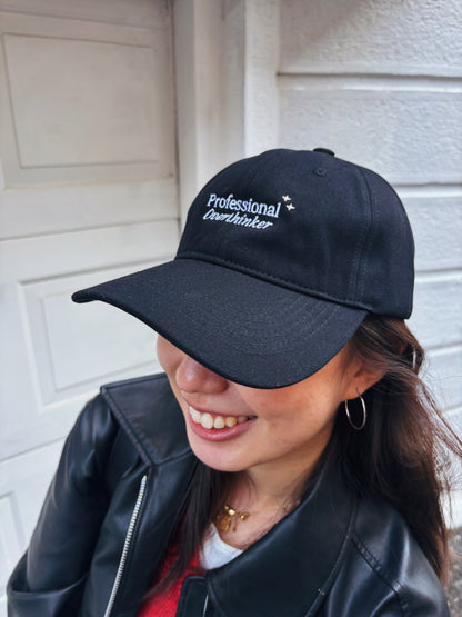 Professional Overthinker Baseball Cap (Black)