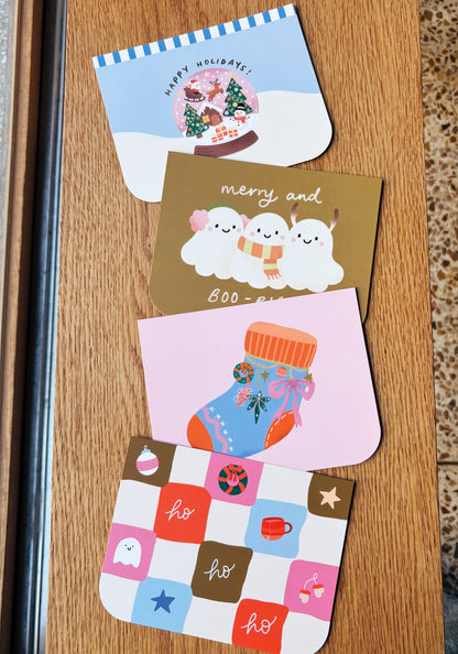 A Tiny Holiday Greeting Card Set (8 pcs)