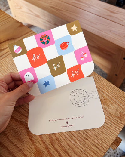 A Tiny Holiday Greeting Card Set (8 pcs)