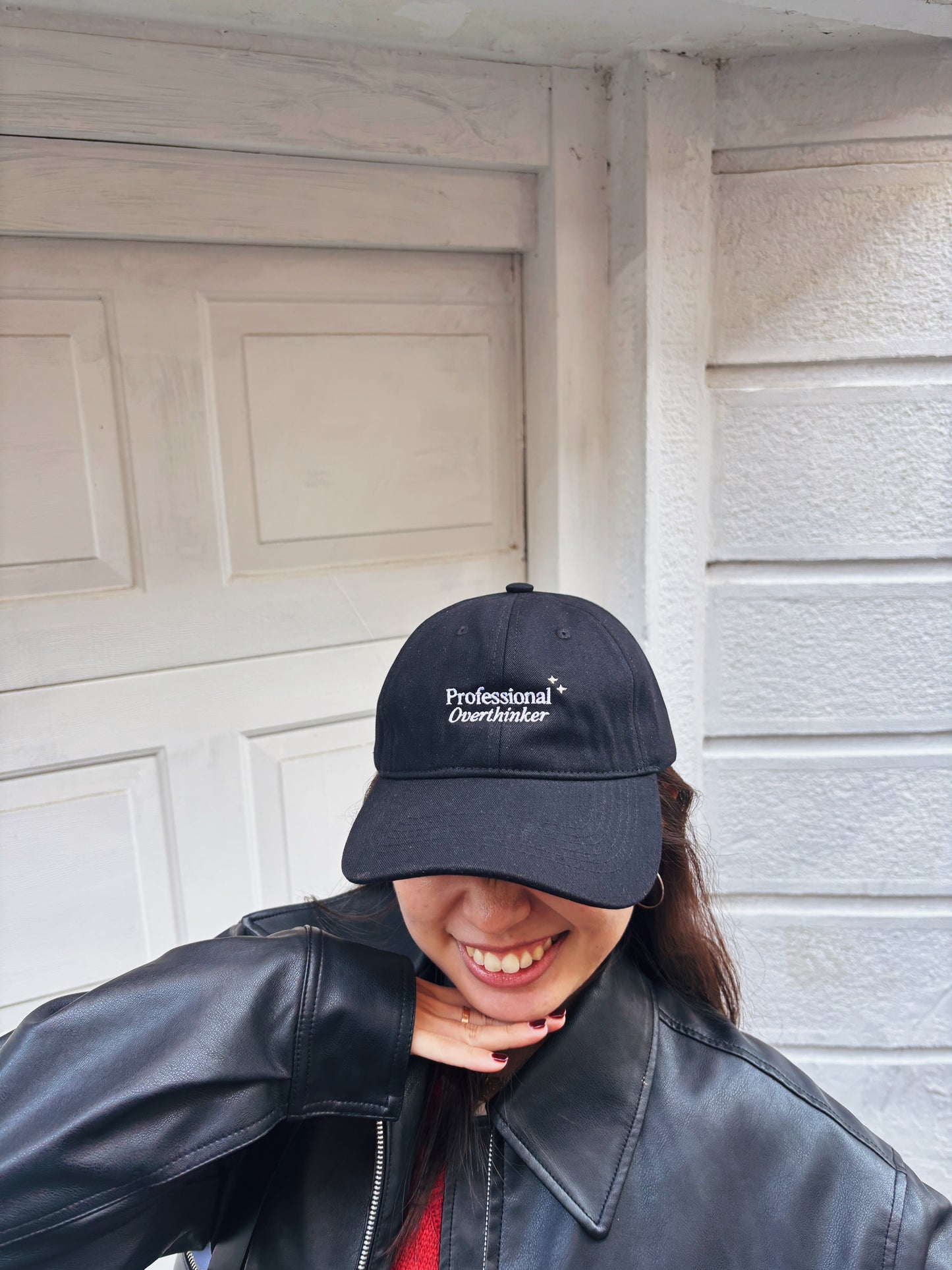 Professional Overthinker Baseball Cap (Black)