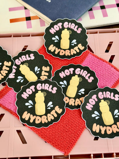 Hot Girls Hydrate Sticker