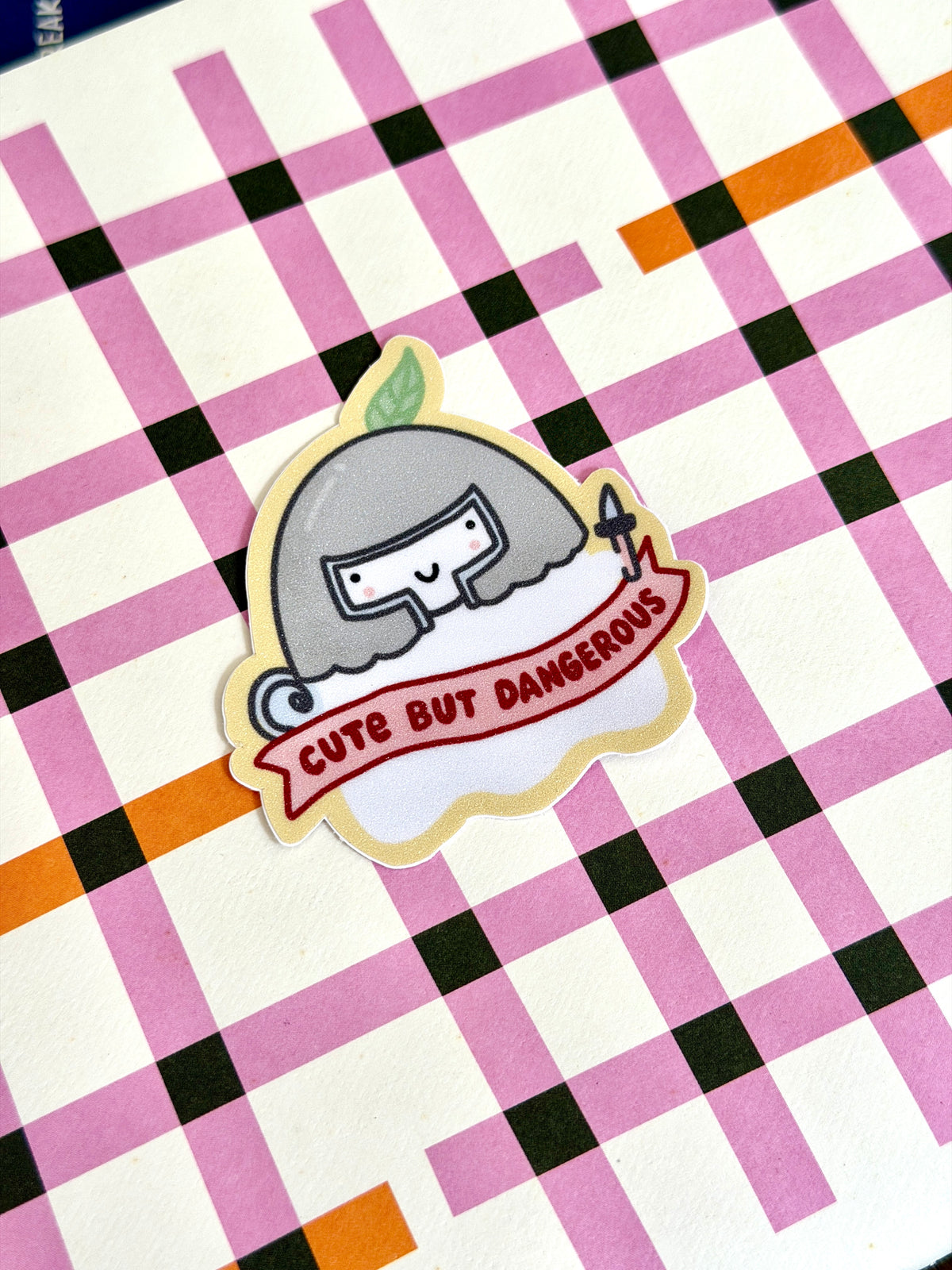 Cute But Dangerous Sticker