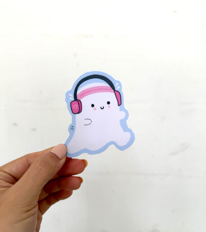Running Ghostie Sticker