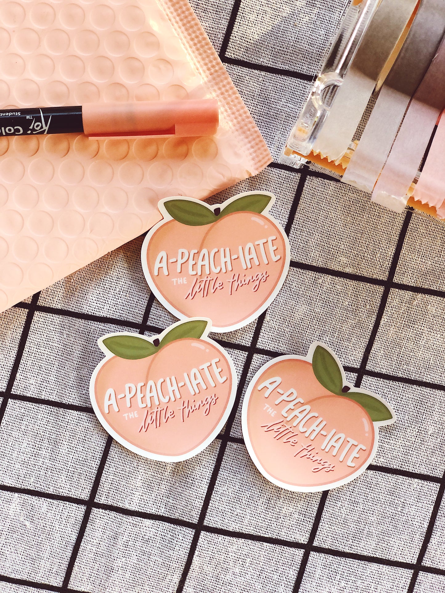 A-peach-iate Things Sticker