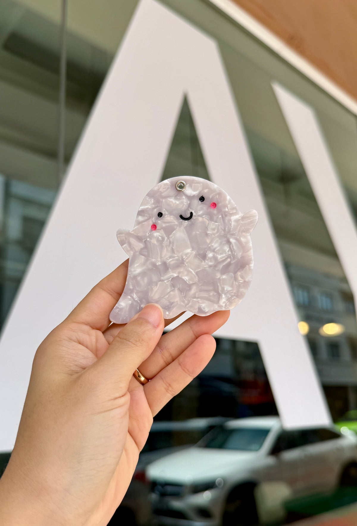 Ghostie Pocket Mirror