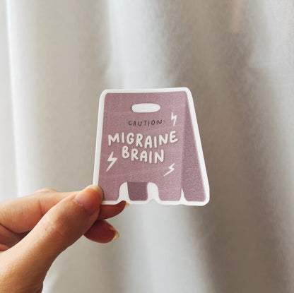 Migraine Brain Sticker